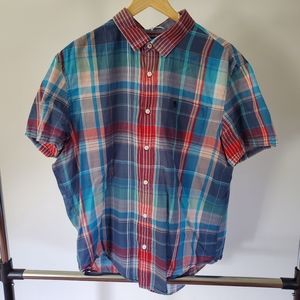 Original Penguin Men's Plaid short sleeve shirt, size XL